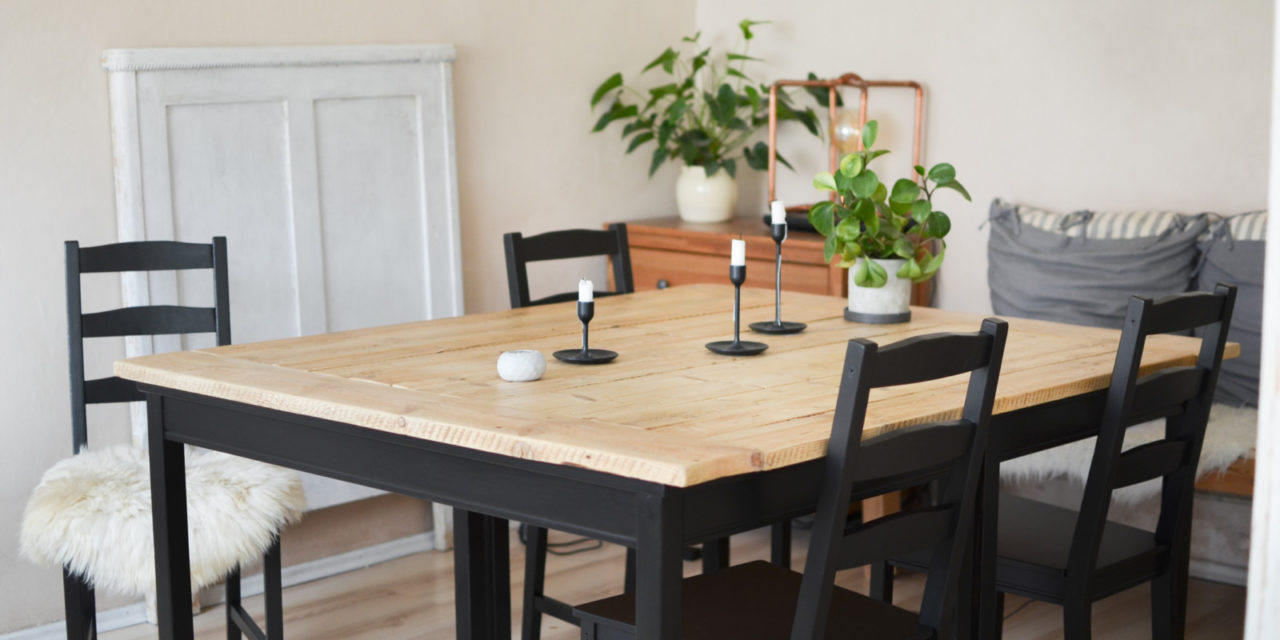 IKEA hack/ DIY Jídelní stůl svépomocí